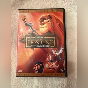 Disney The Lion King DVD Platinum Edition 2 Disc Special Edition
